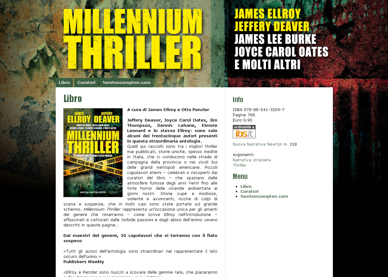 Minisito Millennium Thriller